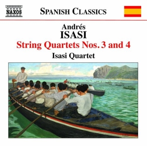 Isasi - String Quartets 3+4 i gruppen Externt_Lager / Naxoslager hos Bengans Skivbutik AB (945549)