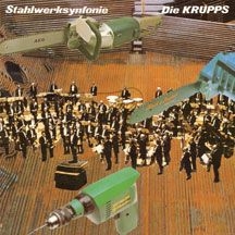 Die Krupps - Stahlwerksynfonie (Grey/Black Splat i gruppen VINYL / Rock hos Bengans Skivbutik AB (2540210)