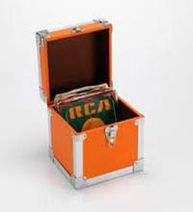Vinyl Storage - 7 Inch 50 Record Storge Carry Case - Orange i gruppen ÖVRIGT / Merchandise hos Bengans Skivbutik AB (3741267)