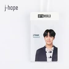 BTS - BTS World - Manager Card Set - J-hope i gruppen MERCHANDISE / Merch / K-Pop hos Bengans Skivbutik AB (3844923)
