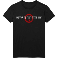 Queens Of The Stone Age - Text Logo & Q Uni Bl T-Shirt