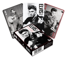 Elvis Presley - Elvis - Black And White Playing Cards