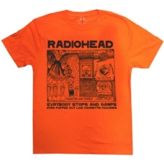 Radiohead - Gawps Uni Orange T-Shirt