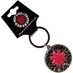 Red Hot Chili Peppers - Asterisk Logo Silver Keychain