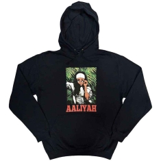 Aaliyah - Foliage Uni Navy Hoodie