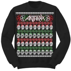 Anthrax - Skulls Christmas Uni Bl Sweatshirt