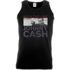 Johnny Cash - Studio Shot Uni Bl Vest T-Shirt 