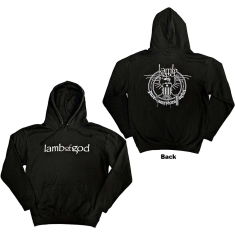 Lamb Of God - Skeleton Eagle Uni Bl Hoodie