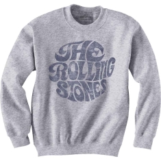 Rolling Stones - Vtge 70S Logo Uni Grey Sweatshirt 