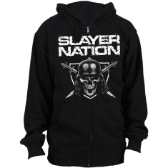Slayer - Slayer Nation Uni Bl Zip Hoodie 