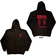 Sum 41 - Order In Decl Tour 20 Bl Zip Hoodie 
