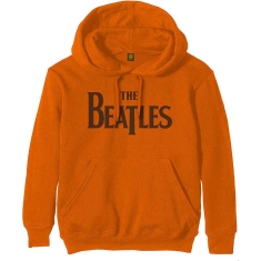 The Beatles - Drop T Logo Uni Orange Hoodie