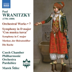 Czech Chamber Philharmonic Orchestr - Wranitzky: Orchestral Works, Vol. 7
