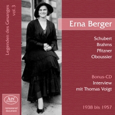 Schubert/Brahms/Schumann/Pfitzner/W - Vocal Recital Erna Berger