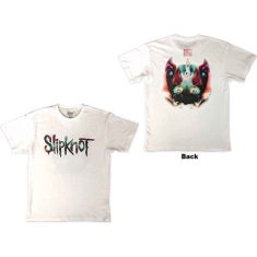 Slipknot - Adderall Faceback Uni Wht T-Shirt