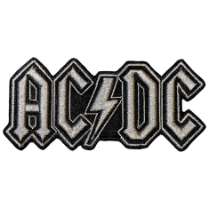 Ac/Dc - Silver Logo Woven Patch