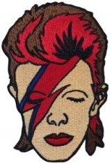 Bowie David - Patch Ziggy Face (9,3 X 6,2 Cm)