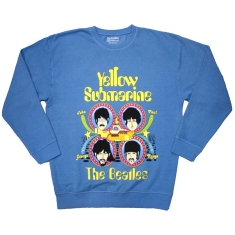 Beatles - Ysm Heads In Circles Blue Sweatshirt