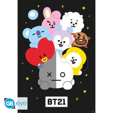 Bt21  - Characters 61 X 91.5Cm Maxi Poster