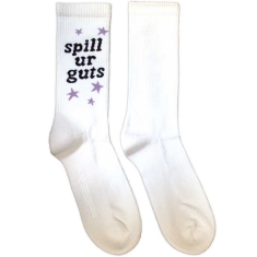 Olivia Rodrigo - Spill Your Guts Uni Wht Socks (Size 40-44)