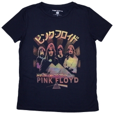 Pink Floyd - Japan Poster Lady Navy T-Shirt