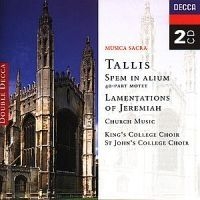 Tallis - Musica Sacra - Motetter i gruppen CD / Klassiskt hos Bengans Skivbutik AB (560482)