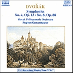 Dvorak Antonin - Symphonies 4 & 8