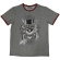 Guns N Roses - Faded Skull Ringer Uni Grey S Guns N Roses - Faded Skull Ringer Uni Grey S