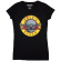 Guns N Roses - Classic Bullet Logo Skinny Lady Bl M Guns N Roses - Classic Bullet Logo Skinny Lady Bl M