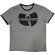 Wu-Tang Clan - Logo Ringer Uni Grey Wu-Tang Clan - Logo Ringer Uni Grey