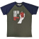 Green Day - American Idiot Uni Khaki/Navy Raglan Green Day - American Idiot Uni Khaki/Navy Raglan