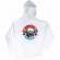 Guns N Roses - Motorcross Logo Uni Wht Hoodie Guns N Roses - Motorcross Logo Uni Wht Hoodie
