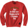 The Pogues - Bells Were Ringing.. Red Sweatshirt The Pogues - Bells Were Ringing.. Red Sweatshirt