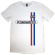 Oasis - Knebworth Vertical Stripe Wht T-Shirt Oasis - Knebworth Vertical Stripe Wht T-Shirt