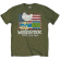 Woodstock - Woodstock Flag Uni Green T-Shirt Woodstock - Woodstock Flag Uni Green T-Shirt