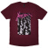 X-Ray Spex - 3D Cinema Uni Maroon T-Shirt X-Ray Spex - 3D Cinema Uni Maroon T-Shirt