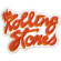 Rolling Stones - Orange Logo Woven Patch Rolling Stones - Orange Logo Woven Patch