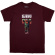 Monty Python - My Brain Hurts Uni Maroon T-Shirt Monty Python - My Brain Hurts Uni Maroon T-Shirt