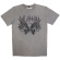Def Leppard - Tribal Skull Stone Wash Uni Grey T-Shirt Def Leppard - Tribal Skull Stone Wash Uni Grey T-Shirt